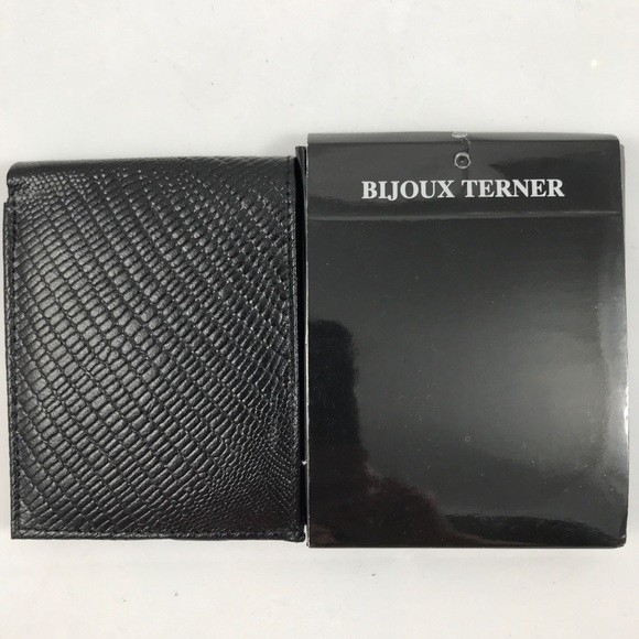 NWT Bijoux Turner Black Leather Men’s Wallet - Picture 6 of 6